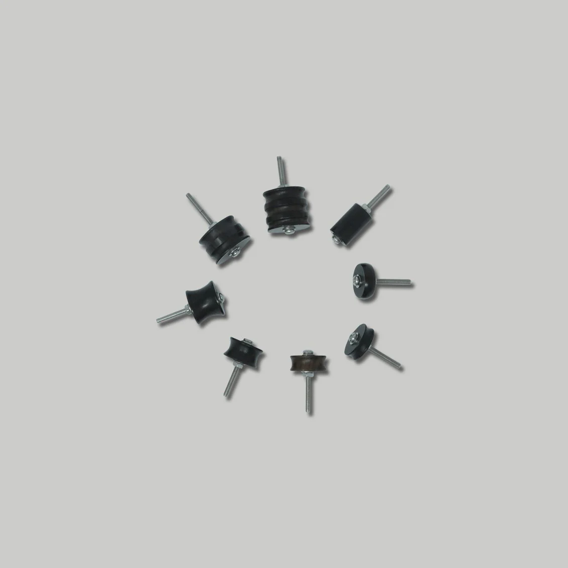 8pc Ebony Burnisher Set
