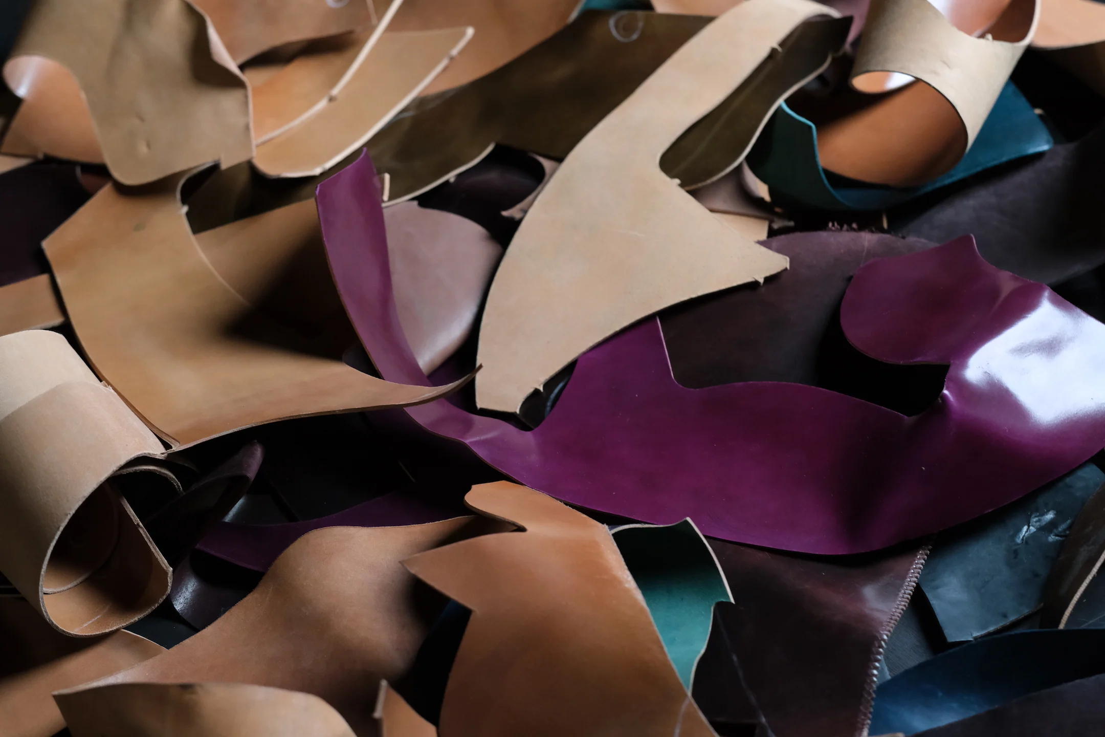 Genuine Horween Shell Cordovan Scrap - Image 5